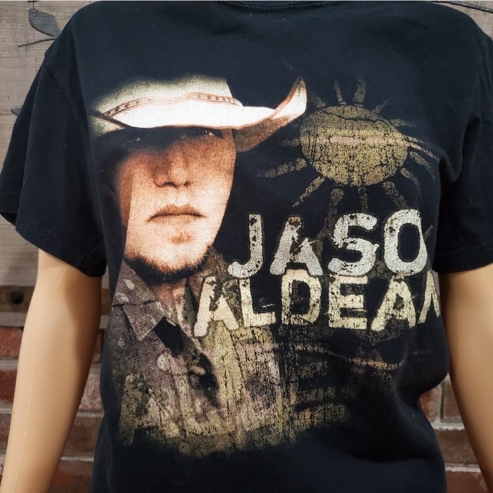❤️JASON ALDEAN Concert Tee 100% Cotton Size Small - Picture 3 of 7